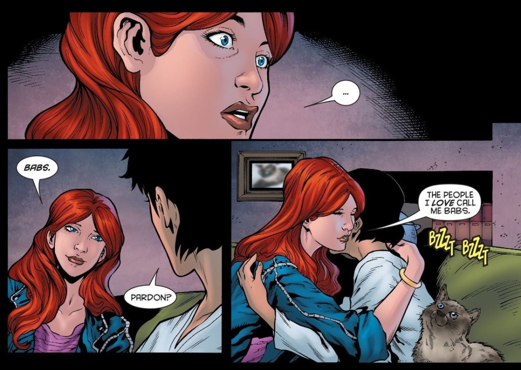 Alysia: I’m transgender, Barbara. Barbara: … - Babs. Alysia: Pardon? Barbara (hugging her): The people I love call me Babs.