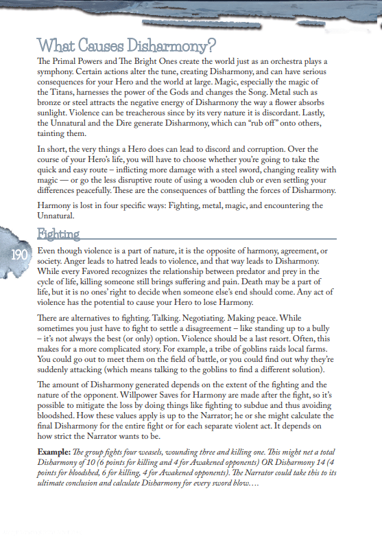 Page beginning "What Causes Disharmony?"